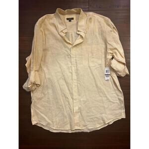 Club Room button down shirt - new with tags - size XXL - butter yellow